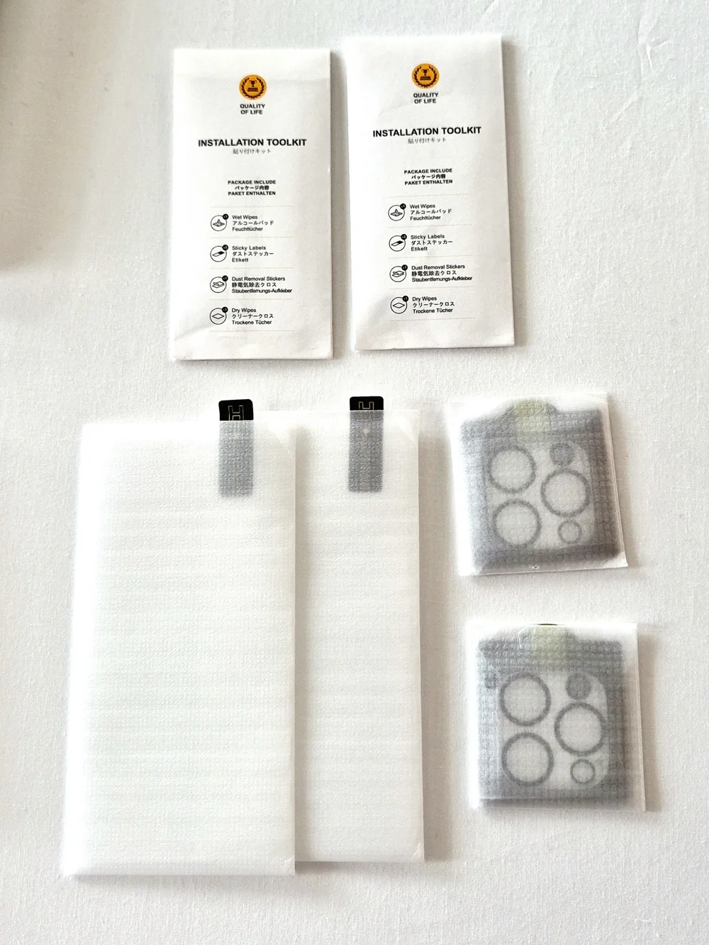 Clear Case For iPhone 14 Pro With 2 Screen Protector Installation Kit